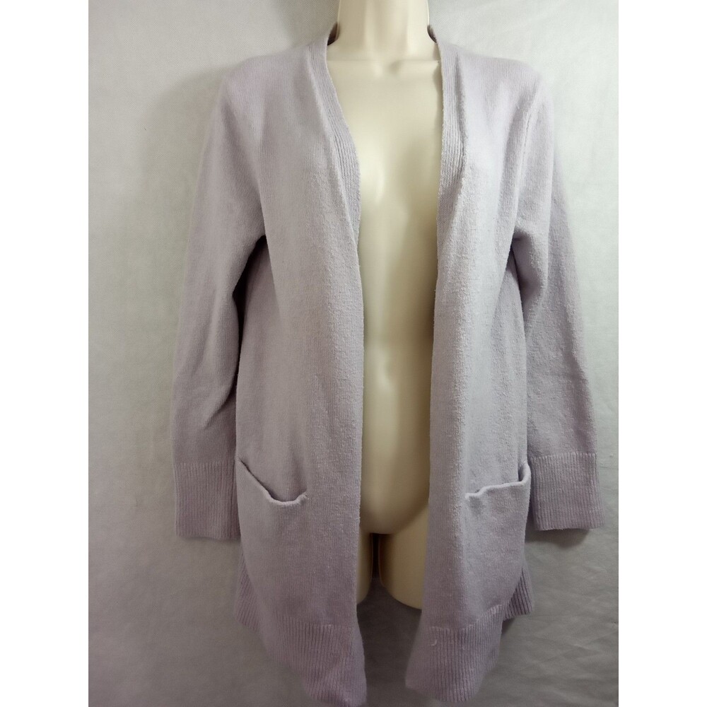 A New Day Day Lavender Women Medium Cardigan Long Sleeve Open Front Pockets‎